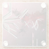 デザインの背景 ガラスコースター (裏面)