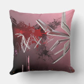 デザインの背景 クッション (裏面)