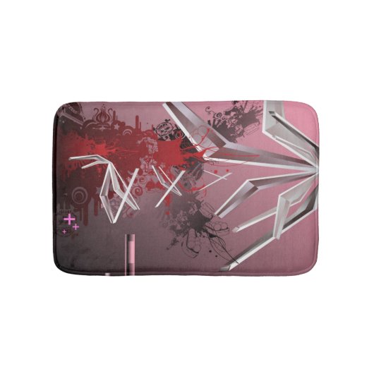デザインの背景 バスマット (正面)