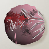 デザインの背景 ラウンドクッション (裏面)