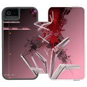 デザインの背景 INCIPIO iPhoneウォレットケース (フォリオ Open)