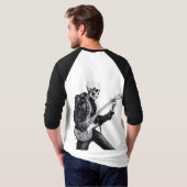 デザインの良い素晴男性へらしいTシャツ Tシャツ (裏面フル)