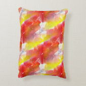 デザインの質の水彩画の背景 アクセントクッション (裏面(縦))