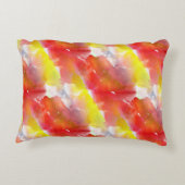 デザインの質の水彩画の背景 アクセントクッション (裏面)