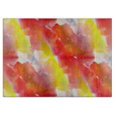 デザインの質の水彩画の背景 カッティングボード (正面)