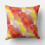 デザインの質の水彩画の背景 クッション (裏面)