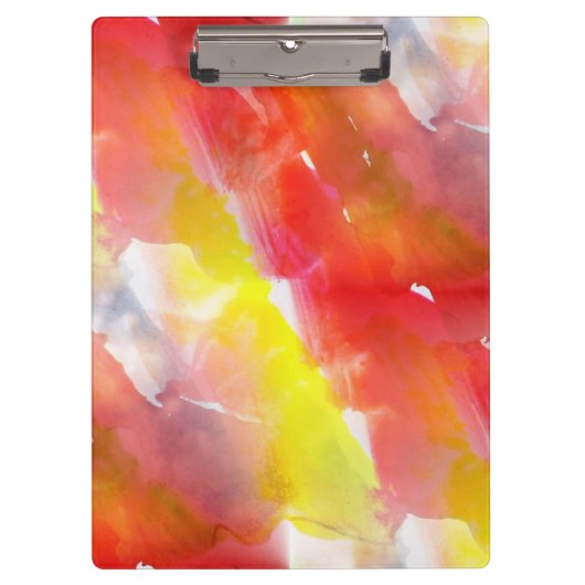 デザインの質の水彩画の背景 クリップボード (正面)