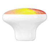 デザインの質の水彩画の背景 セラミックノブ (側面)