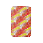 デザインの質の水彩画の背景 バスマット (正面縦)