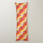 デザインの質の水彩画の背景 ボディピロー (裏面 (縦))