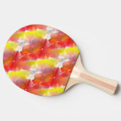 デザインの質の水彩画の背景 卓球ラケット (横)