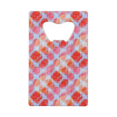 デザインの質の背景からのまぶしさ クレジットカード栓抜き (裏面)