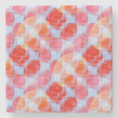 デザインの質の背景からのまぶしさ ストーンコースター (正面)