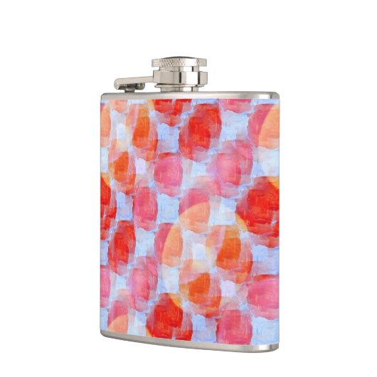 デザインの質の背景からのまぶしさ フラスク (左)