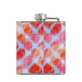 デザインの質の背景からのまぶしさ フラスク (裏面)