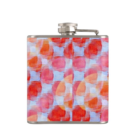 デザインの質の背景からのまぶしさ フラスク (裏面)