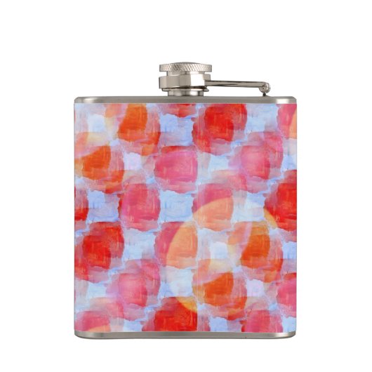 デザインの質の背景からのまぶしさ フラスク (裏面)