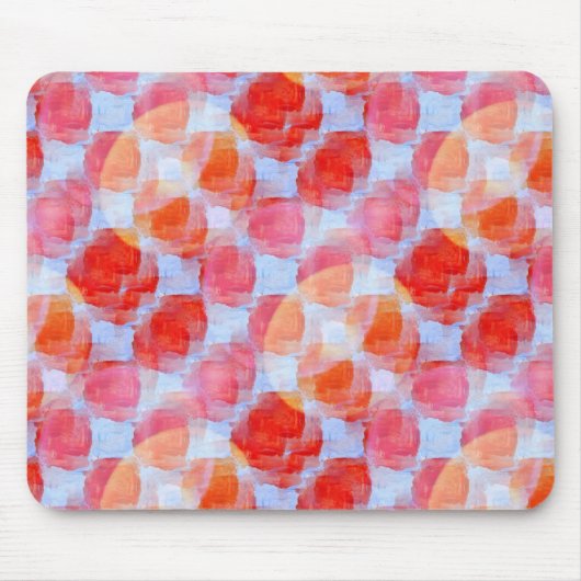 デザインの質の背景からのまぶしさ マウスパッド (正面)