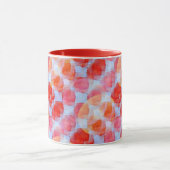 デザインの質の背景からのまぶしさ マグカップ (中央)