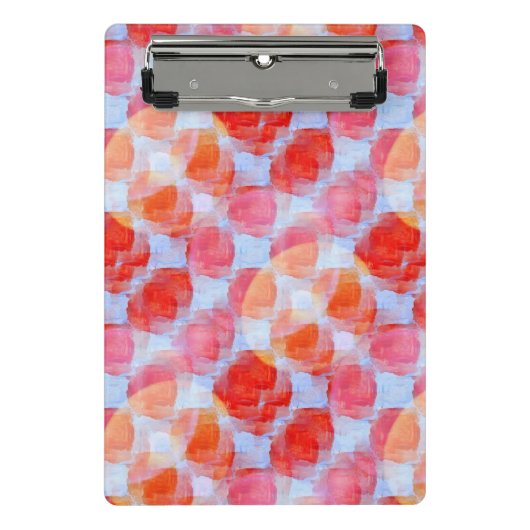 デザインの質の背景からのまぶしさ ミニクリップボード (正面)