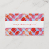 デザインの質の背景からのまぶしさ 名刺 (裏面)