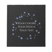 デザインの追加 – 独自の作成 ノートパッド (正面)