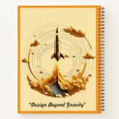 「デザインの重力を超えて」 ノートブック (裏面)