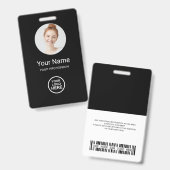 デザインのIDバッジ バッジ (正面＆裏面)