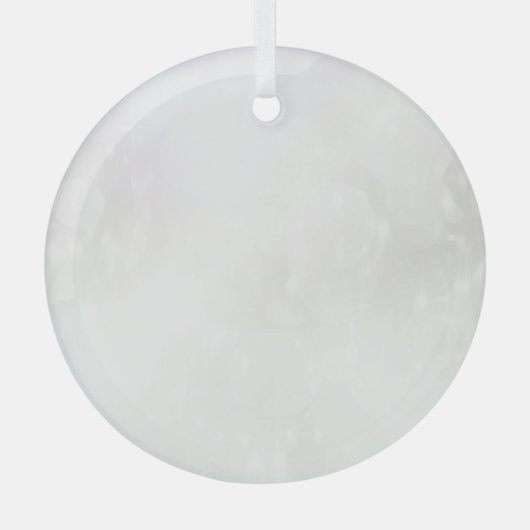 デザインはこちらパーソナライズされた- ガラスオーナメント (正面)