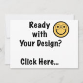 デザインはもう準備OK？こちらをクリック... 招待状 (正面)