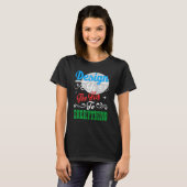 デザインは万事の鍵だカラフル Tシャツ (正面フル)