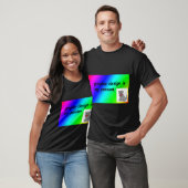 デザインは私の情熱 レインボー コミックサンギフト Tシャツ (ユニセックス)