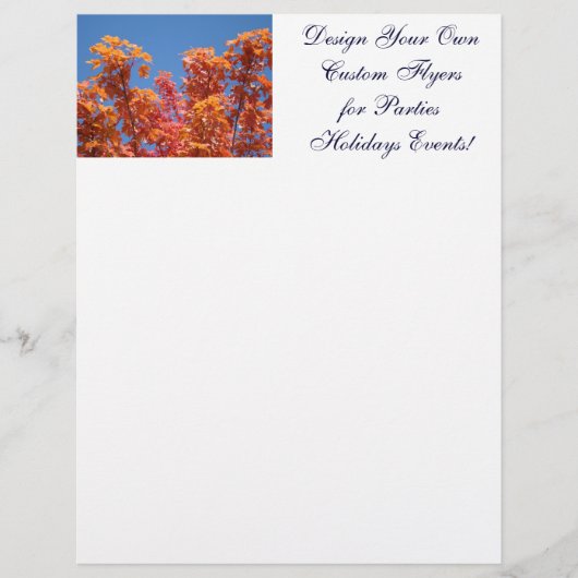 デザインは自分カスタムのチラシ!イベント関係者 チラシ (正面)