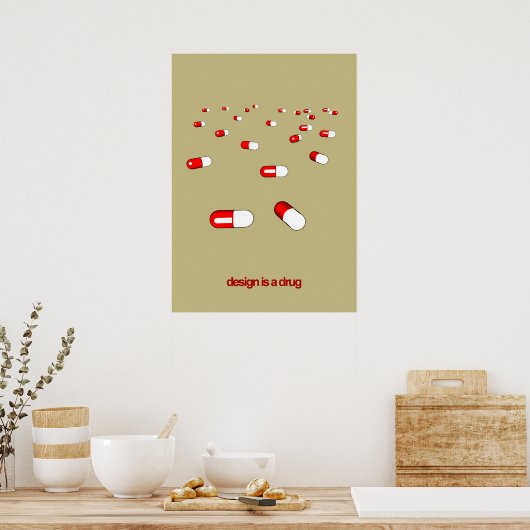 デザインは薬 ポスター (キッチン)