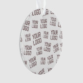 デザインまたはビジネスロゴ |ランダム配置 オーナメント (正面)