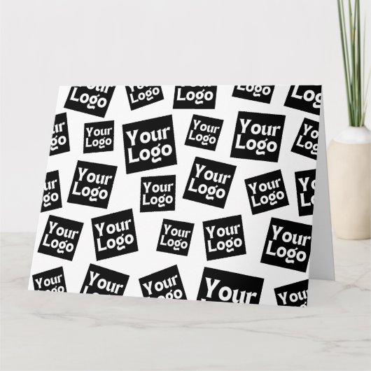 デザインまたはビジネスロゴ |ランダム配置 カード (正面)