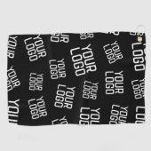 デザインまたはビジネスロゴ |ランダム配置 ゴルフタオル (横)