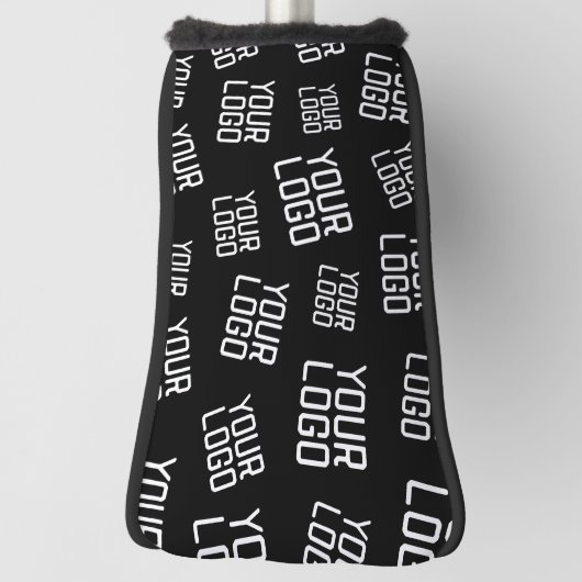 デザインまたはビジネスロゴ |ランダム配置 ゴルフヘッドカバー (回転90)