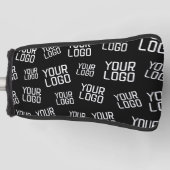 デザインまたはビジネスロゴ |ランダム配置 ゴルフヘッドカバー (正面)