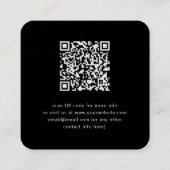 デザインまたはビジネスロゴ |ランダム配置 スクエア名刺 (裏面)