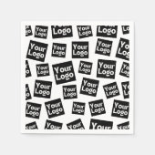 デザインまたはビジネスロゴ |ランダム配置 スタンダードカクテルナプキン (正面)