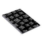 デザインまたはビジネスロゴ |ランダム配置 ノートブック (右側)