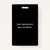 デザインまたはビジネスロゴ |ランダム配置 バッジ (裏面)