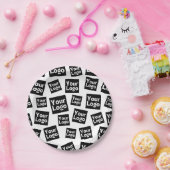 デザインまたはビジネスロゴ |ランダム配置 ペーパープレート (パーティー)