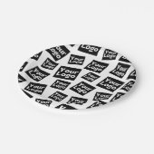 デザインまたはビジネスロゴ |ランダム配置 ペーパープレート (アングル)