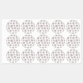 デザインまたはビジネスロゴ |ランダム配置 ラベル (シート)