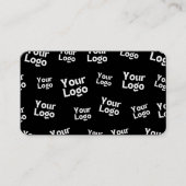 デザインまたはビジネスロゴ |ランダム配置 名刺 (正面)