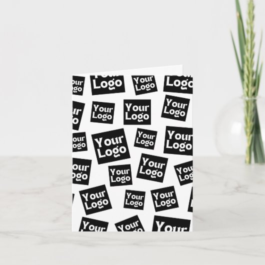 デザインまたはビジネスロゴ |ランダム配置 招待状 (正面)