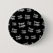 デザインまたはビジネスロゴ |ランダム配置 缶バッジ (正面)