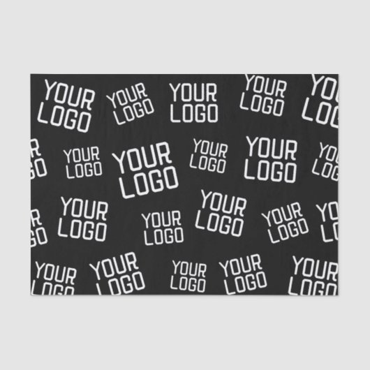 デザインまたはビジネスロゴ |ランダム配置 薄葉紙 (正面)